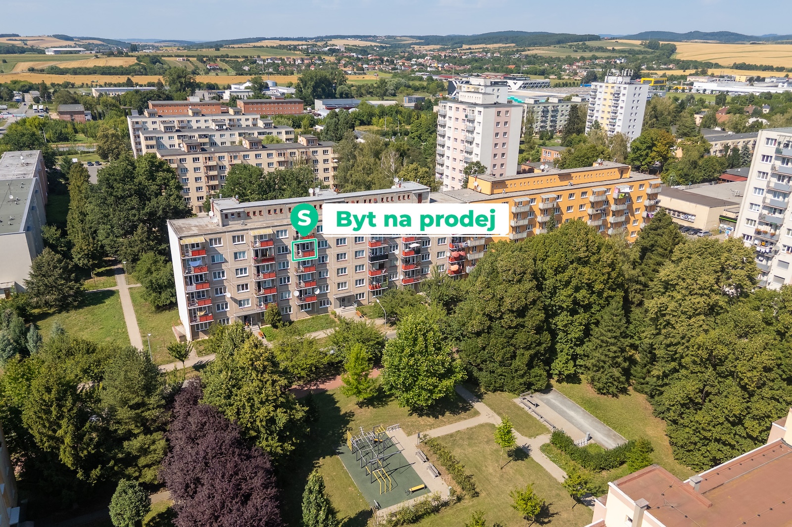 Prodej bytu 2+1 s balkonem, Tř. Svobody, Zlín, Malenovice